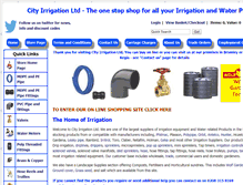 Tablet Screenshot of cityirrigation.co.uk